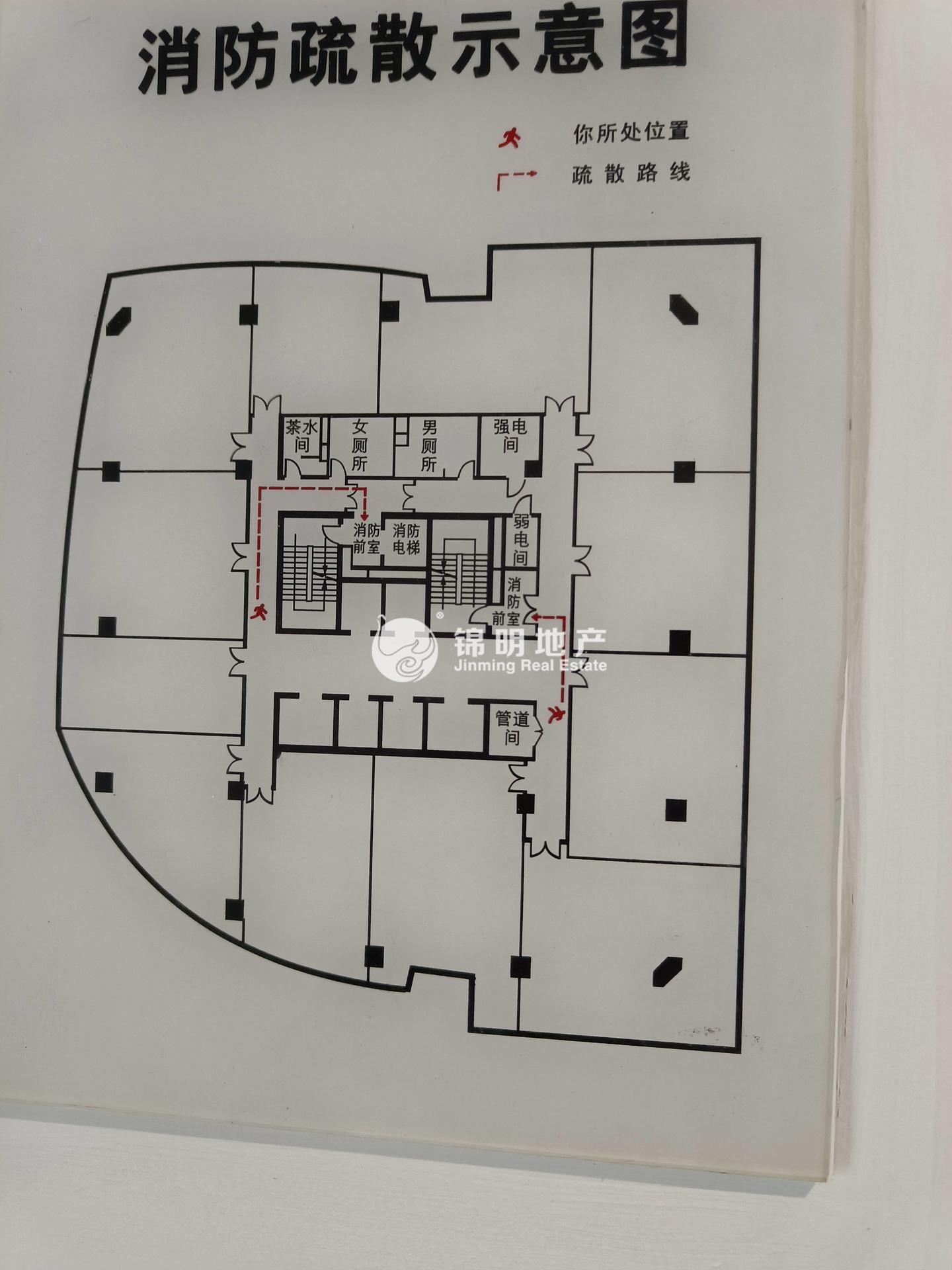 中山公园绿地商务大厦105平米写字楼出租